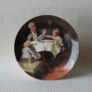 ✨Vintage✨ Norman Rockwell Collector Plate, The Gourmet